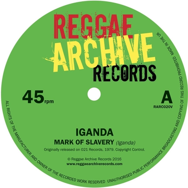  |   | Iganda - Mark of Slavery / Slow Down (Single) | Records on Vinyl