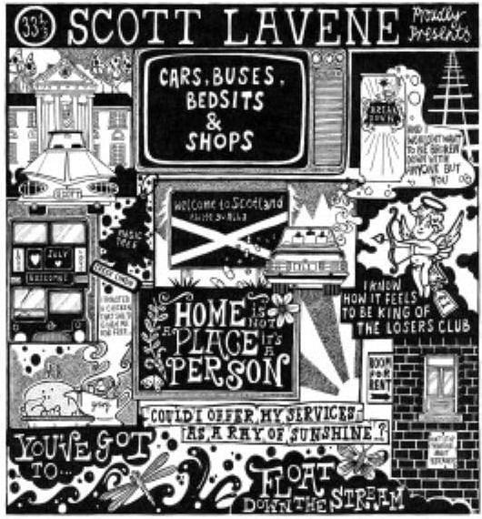 Scott Lavene - Cars, Buses, Bedsits and Shops (LP) Cover Arts and Media | Records on Vinyl