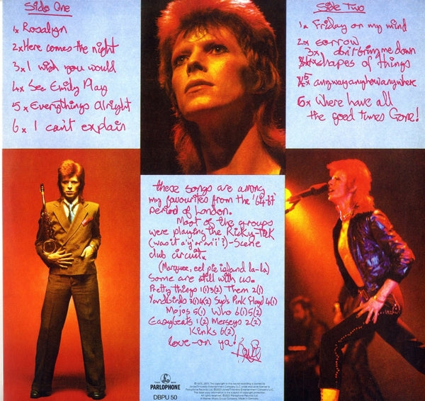 David Bowie - Pin Ups (LP) Cover Arts and Media | Records on Vinyl