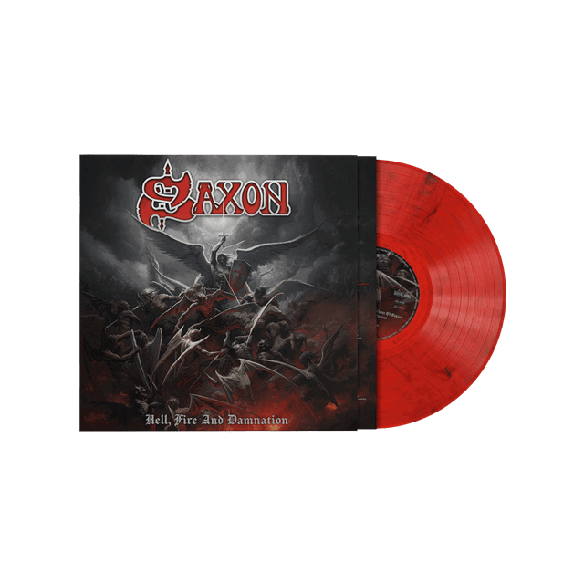 Saxon - Hell, Fire and Damnation (LP) Cover Arts and Media | Records on Vinyl