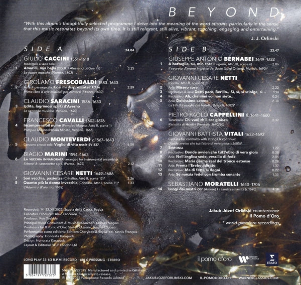 Jakub Jozef / Il Pomo D'oro Orlinski - Beyond (LP) Cover Arts and Media | Records on Vinyl