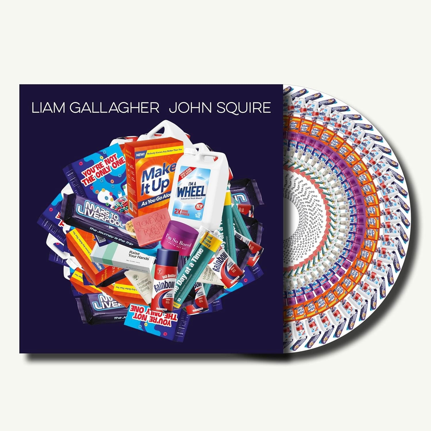 Liam Gallagher - Liam Gallagher John Squire (LP) Cover Arts and Media | Records on Vinyl