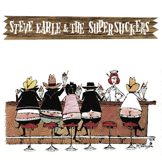 Steve & the Supersuckers Earle - Steve Earle & the Supersuckers (LP) Cover Arts and Media | Records on Vinyl
