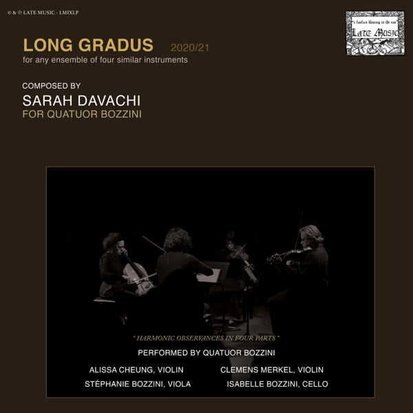 Sarah Davachi - Long Gradus (2 LPs) Cover Arts and Media | Records on Vinyl