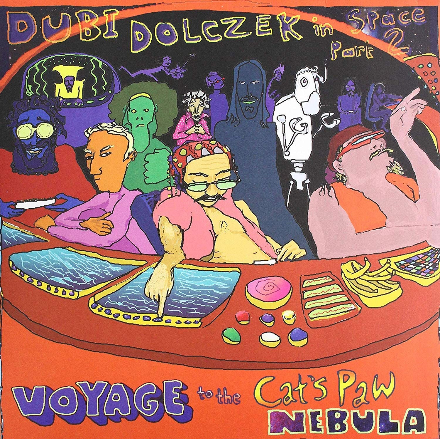 Dubi Dolczek - Dubi In Space Part 2: Voyage To the Cat's Paw (LP) Cover Arts and Media | Records on Vinyl