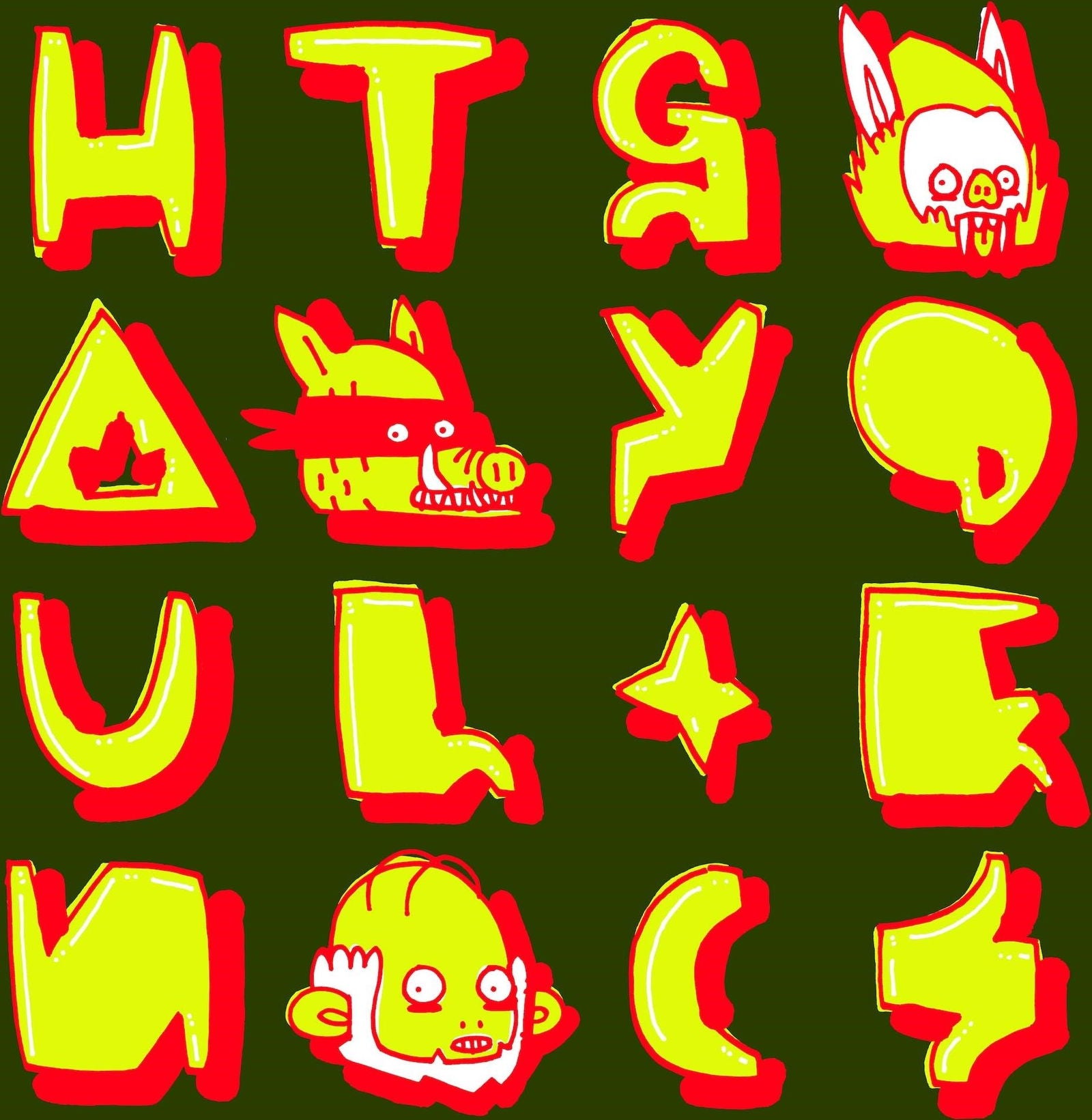 Kid Acne - Hauntology Codes (LP) Cover Arts and Media | Records on Vinyl