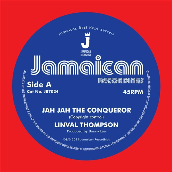  |   | Linval Thompson - Jah Jah the Conqueror (Single) | Records on Vinyl