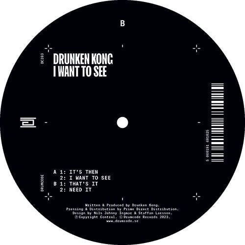 Drunken Kong - I Want To See (Single) Cover Arts and Media | Records on Vinyl