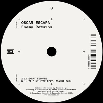 Oscar Escapa - Enemy Returns (Single) Cover Arts and Media | Records on Vinyl