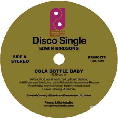 Edwin Birdsong - Cola Bottle Baby (Single) Cover Arts and Media | Records on Vinyl