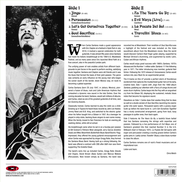 Santana - Evil Ways (LP) Cover Arts and Media | Records on Vinyl