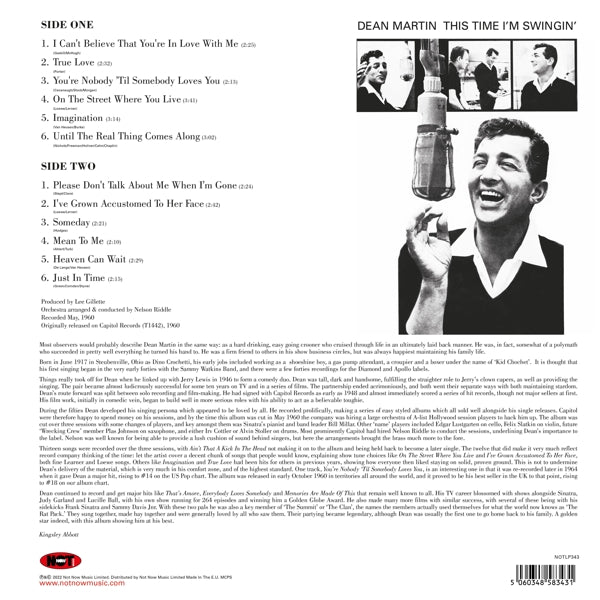 Dean Martin - This Time I'm Swingin' (LP) Cover Arts and Media | Records on Vinyl