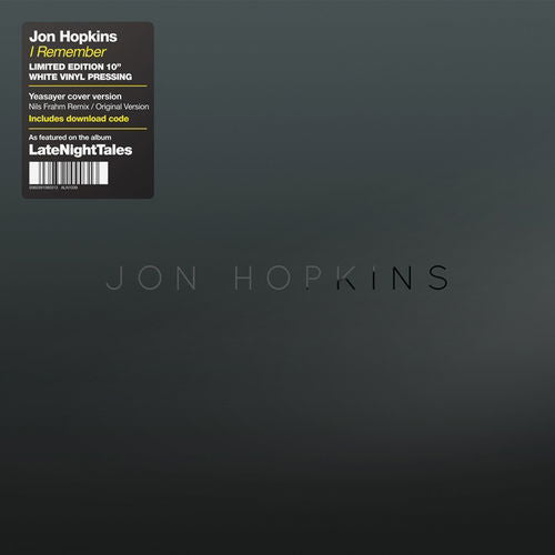 Jon Hopkins - I Remember -10"- (Single) Cover Arts and Media | Records on Vinyl