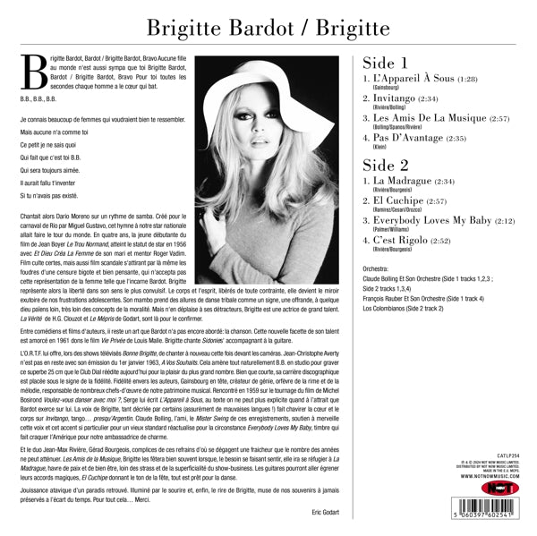 Brigitte Bardot - Brigitte (LP) Cover Arts and Media | Records on Vinyl