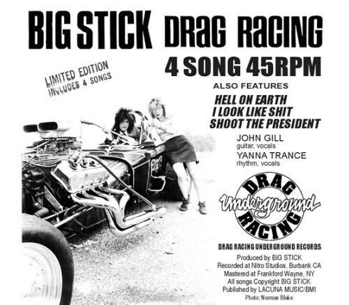 Big Stick - Drag Racing (Single) Cover Arts and Media | Records on Vinyl