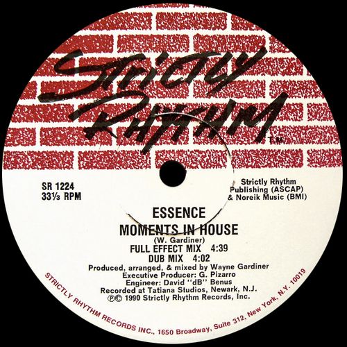 Essence - Moments In House (Single) Cover Arts and Media | Records on Vinyl