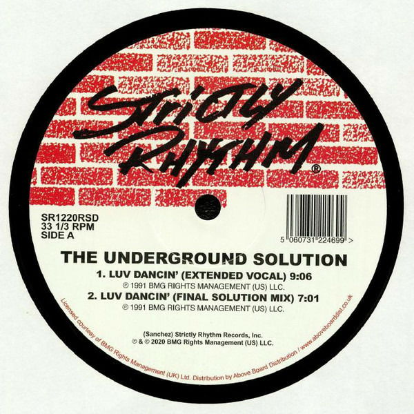 Underground Solution - Luv'dancing' (2 Singles) Cover Arts and Media | Records on Vinyl