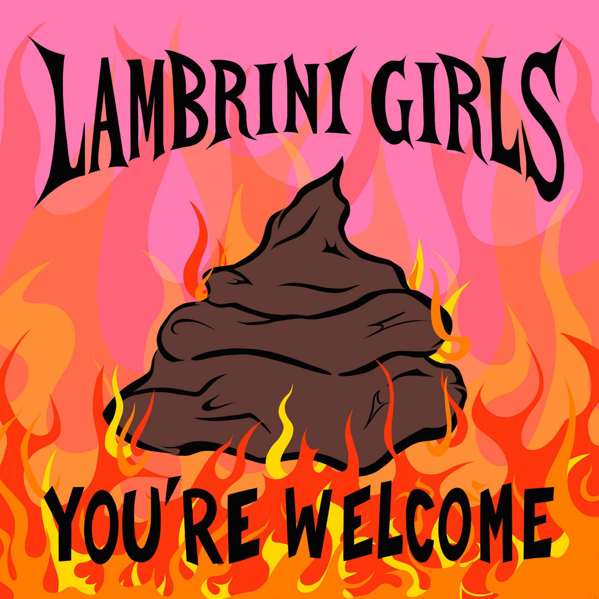 Lambrini Girls - You're Welcome (LP) Cover Arts and Media | Records on Vinyl