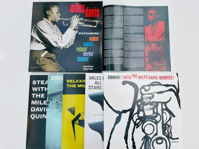 Miles Davis - Walkin', Cookin', Relaxin', Workin', Steamin' (5 LPs) Cover Arts and Media | Records on Vinyl