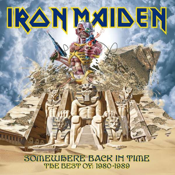 Iron Maiden - Somewhere Back In Time: the Best of 1980-1989 (2 LPs) Cover Arts and Media | Records on Vinyl