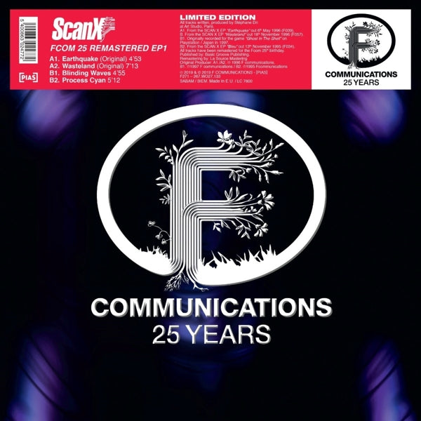  |   | Scan X - Fcom 25 Remastered Ep1 (Single) | Records on Vinyl