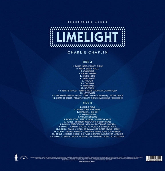 Charlie Chaplin - Limelight (OST) (LP) Cover Arts and Media | Records on Vinyl