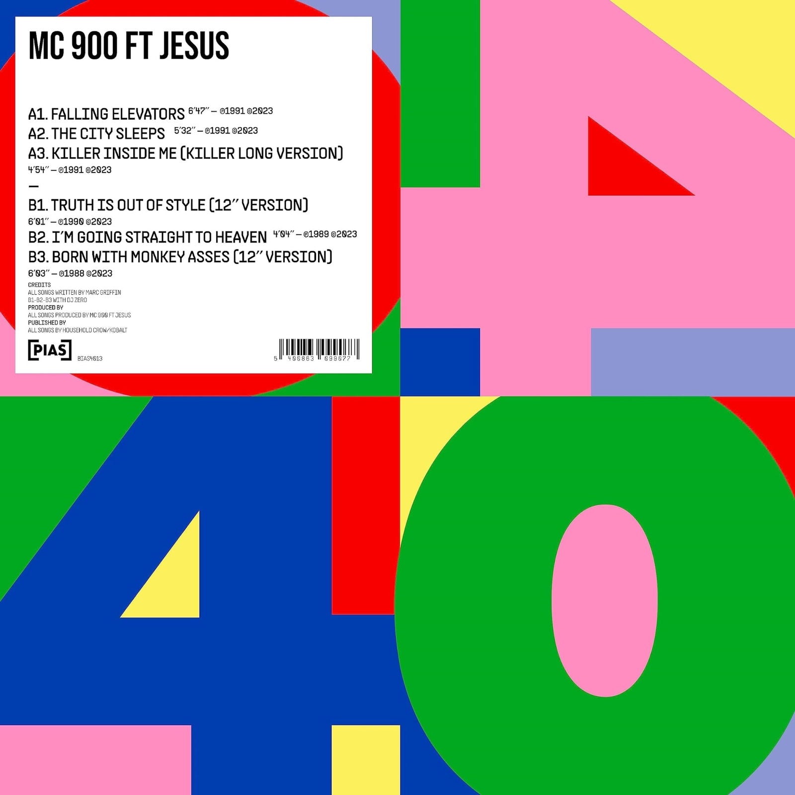 Mc 900 Ft Jesus - Pias 40 (Single) Cover Arts and Media | Records on Vinyl