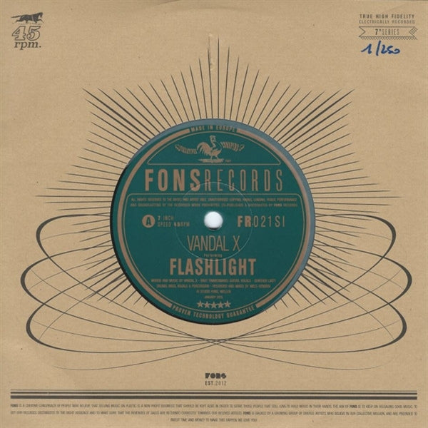  |   | Vandal X - Flashlight (Single) | Records on Vinyl