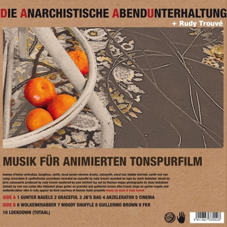 Die Anarchistische Abendunterhaltung & Rudy Trouve - Musik Fur Animierte Tonspurfilm (LP) Cover Arts and Media | Records on Vinyl