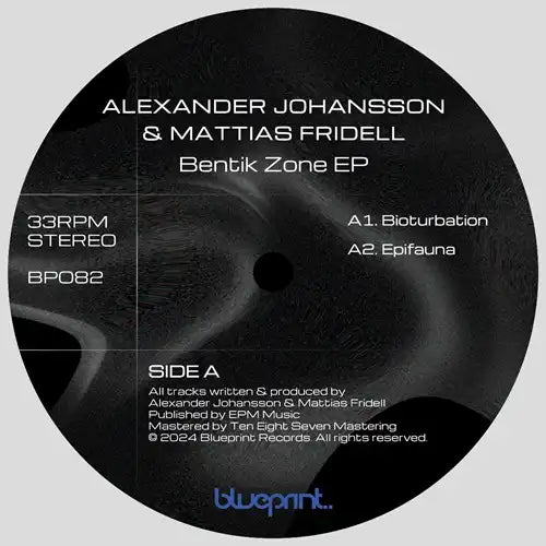 Alexander & Mattias Fridell Johansson - Bentik Zone Ep (Single) Cover Arts and Media | Records on Vinyl