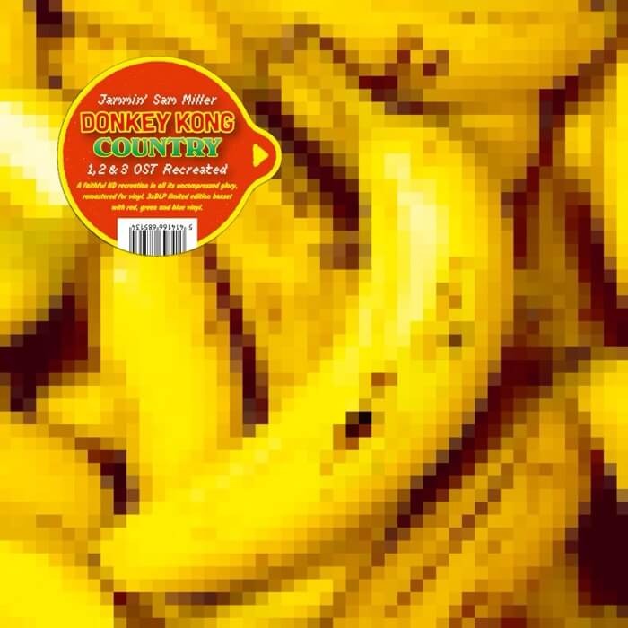 Jammin' Sam Miller - Donkey Kong Country 1, 2 & 3 OST Recreated (6 LPs) Cover Arts and Media | Records on Vinyl
