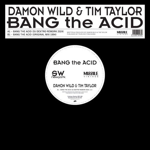 Damon & Tim Taylor Wild - Bang the Acid (Single) Cover Arts and Media | Records on Vinyl