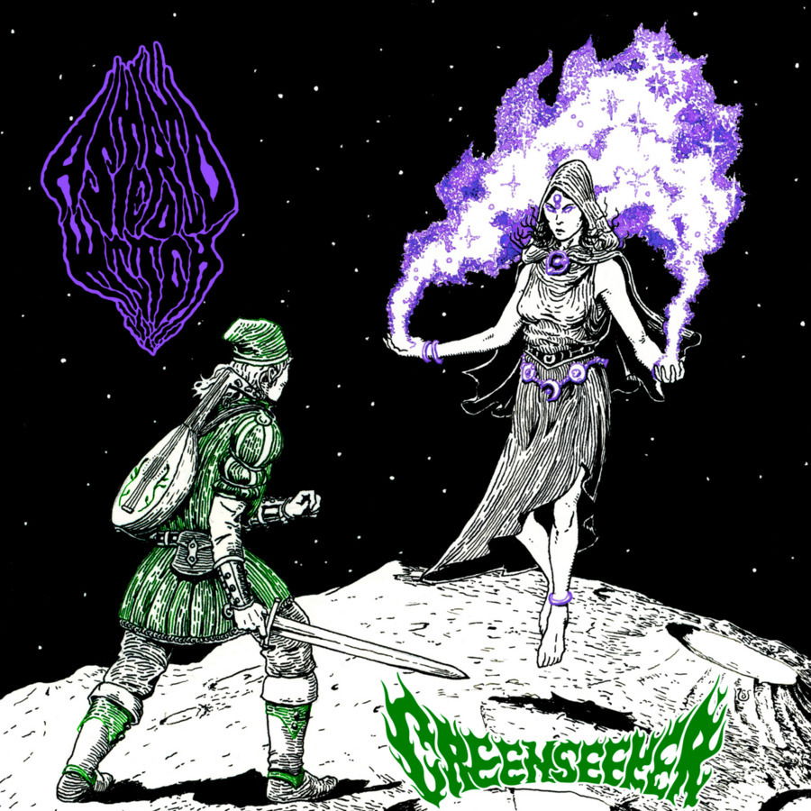 Asteroid Witch/Greenseeker - Split Lp (LP) Cover Arts and Media | Records on Vinyl