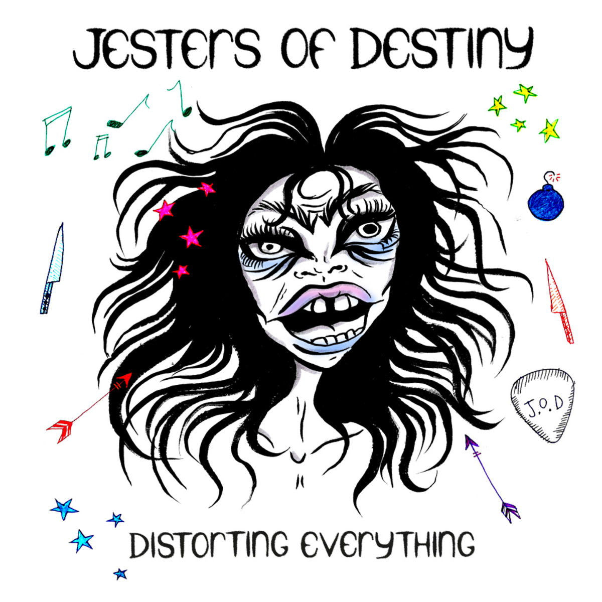 Jesters of Destiny - Distort Everything (LP) Cover Arts and Media | Records on Vinyl