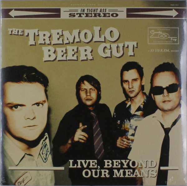 Tremolo Beer Gut - Live, Beyond Our Means (LP) Cover Arts and Media | Records on Vinyl