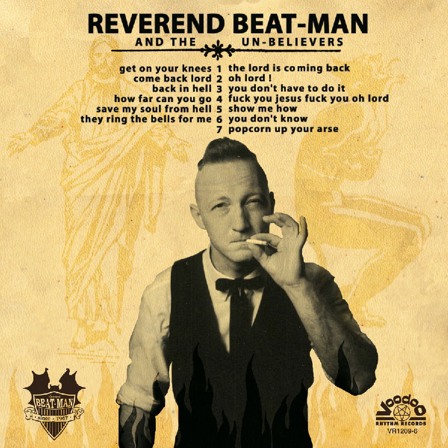 Reverend Beat-Man and the Un-Believers - Get On Your Knees (LP) Cover Arts and Media | Records on Vinyl