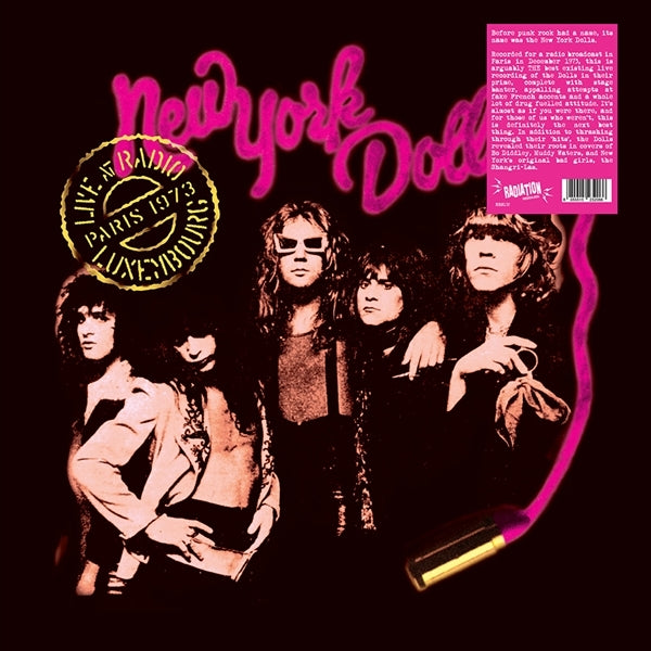  |  Vinyl LP | New York Dolls - Live At Radio Luxembourg, Paris 1973 (LP) | Records on Vinyl