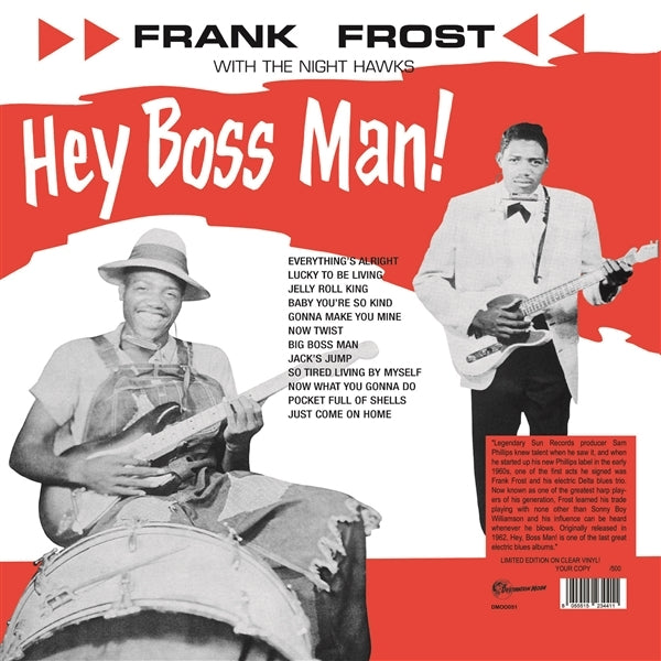  |   | Frank With the Night Hawks Frost - Hey Boss Man! (LP) | Records on Vinyl