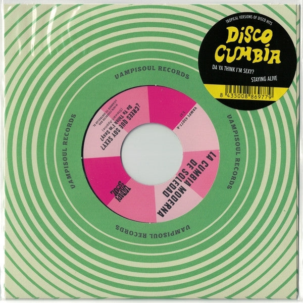 |   | La Cumbia Moderna De Soledad & Machuca Cumbia - Da Ya Think I'm Sexy?/Stayin' Alive (Single) | Records on Vinyl