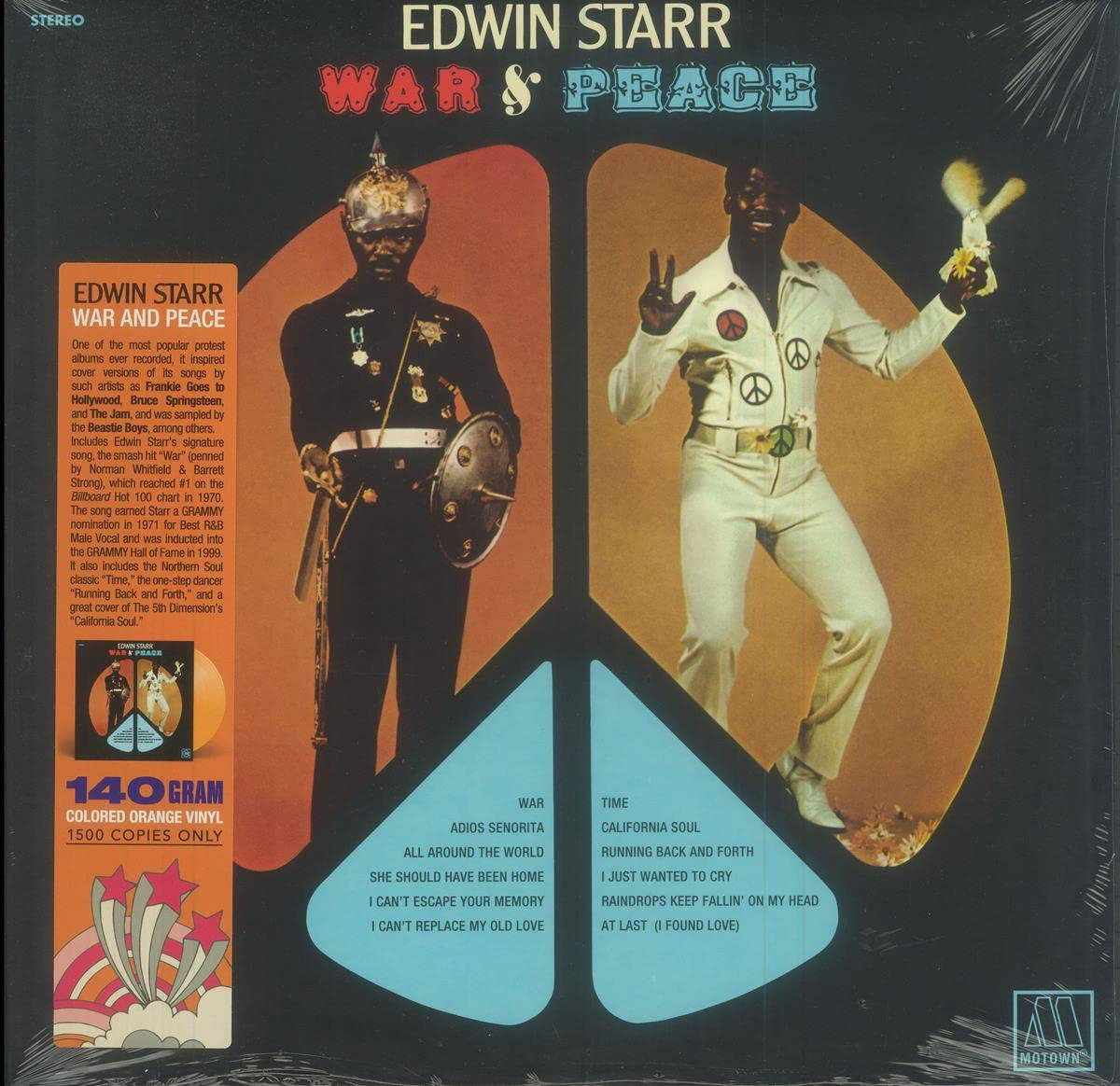 Edwin Starr - War and Peace (LP) Cover Arts and Media | Records on Vinyl