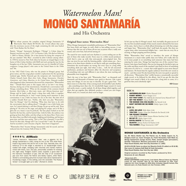 Mongo Santamaria - Watermelon Man! (LP) Cover Arts and Media | Records on Vinyl
