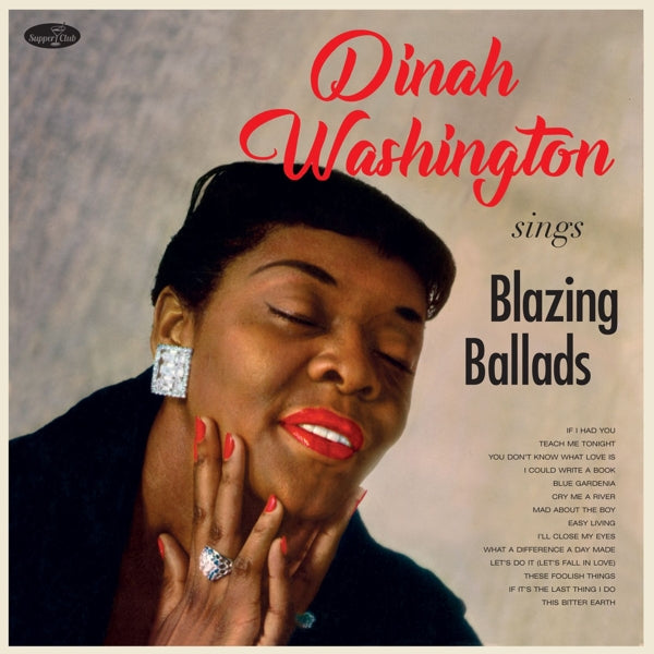 Dinah Washington - Sings Blazing Ballads (LP) Cover Arts and Media | Records on Vinyl