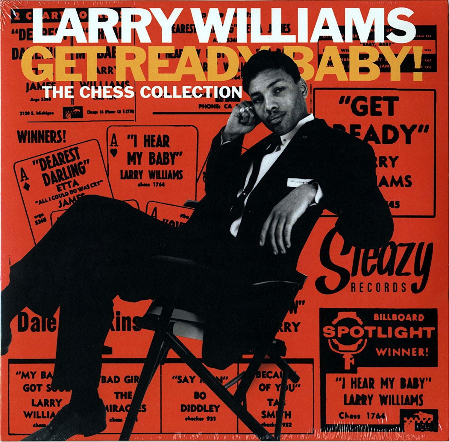 Larry Williams - Get Ready Baby -10'- (Single) Cover Arts and Media | Records on Vinyl