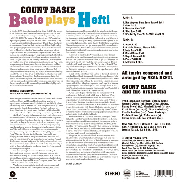  |  Vinyl LP | Count Basie - Plays Hefti (LP) | Records on Vinyl