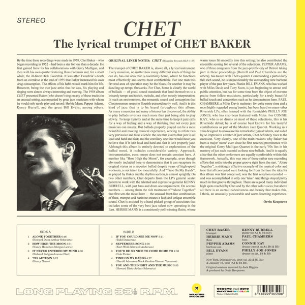  |   | Chet Baker - Lyrical Trumpet of Chet Baker (LP) | Records on Vinyl