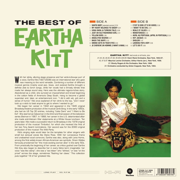 Eartha Kitt - Best of (LP) Cover Arts and Media | Records on Vinyl