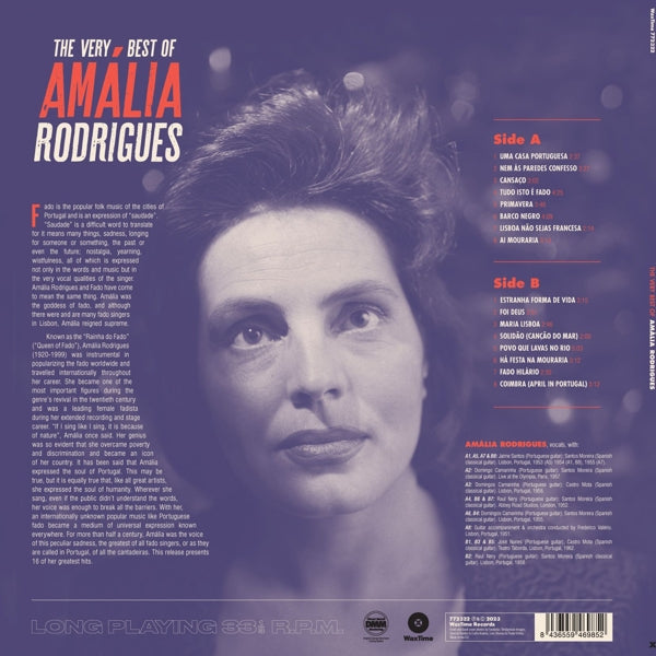 Amalia Rodrigues - Very Best of (LP) Cover Arts and Media | Records on Vinyl