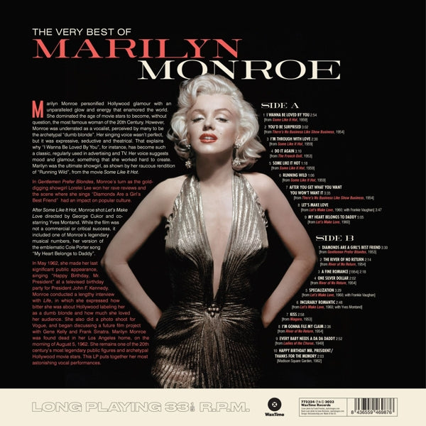 Marilyn Monroe - Very Best of (LP) Cover Arts and Media | Records on Vinyl