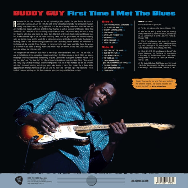 Buddy Guy - First Time I Met the Blues (LP) Cover Arts and Media | Records on Vinyl