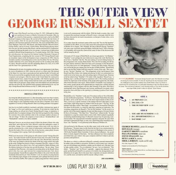 George -Sextet- Russell - The Outer View (LP) Cover Arts and Media | Records on Vinyl